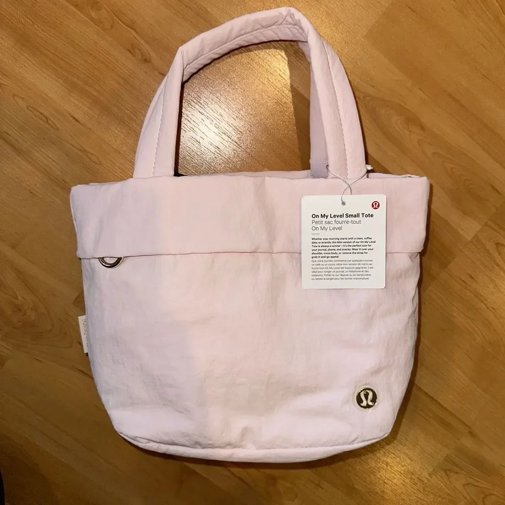 NWT Lululemon On My Level Crossbody Top Handle Tote Bag *Micro 5L Blissful Pink